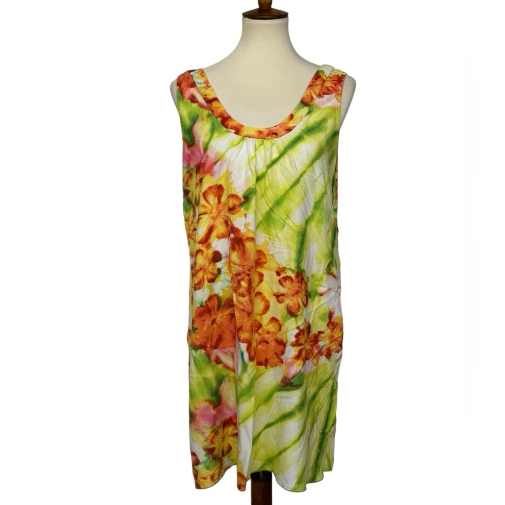 Jams World Dress Floral Swim Cover-Up 50 years size medium